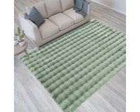 Pluszowy dywan Marley soft 3D green [DP]