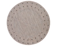 Dywan okrągły sznurkowy Meli 00.63 brown