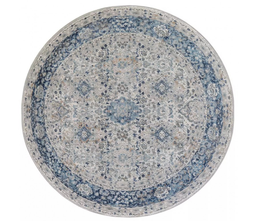 Dywan koło Villson 00.713b blue