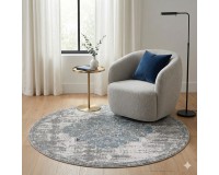Dywan koło Villson 00.889b blue