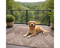 Dywan dwustronny KARA 00013 brown