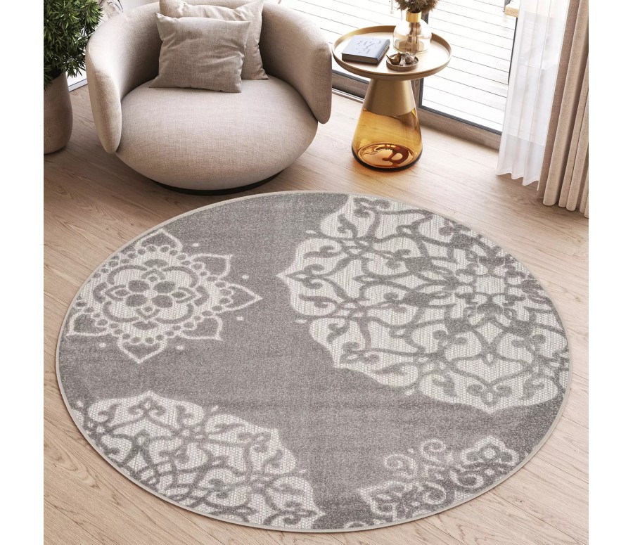 Dywan okrągy Ave.97 gray