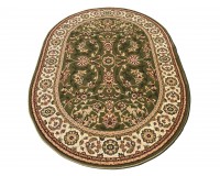 Dywan do salonu tradycyjny Orient N001 owal green