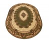 Dywan do salonu tradycyjny Orient N002 owal green