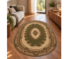 Dywan do salonu tradycyjny Orient N002 owal green