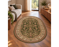 Dywan do salonu tradycyjny Orient N001 owal green