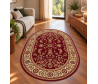 Dywan do salonu tradycyjny Orient N001 owal red